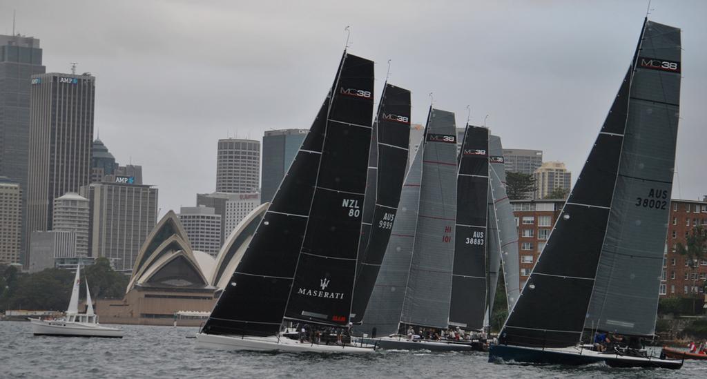 Start off Kirribilli - Maserati Twilight Regatta 2014. © Ellen - McConaghy Boats